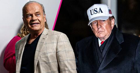 Composite photo of Donald Trump and Kelsey Grammer.