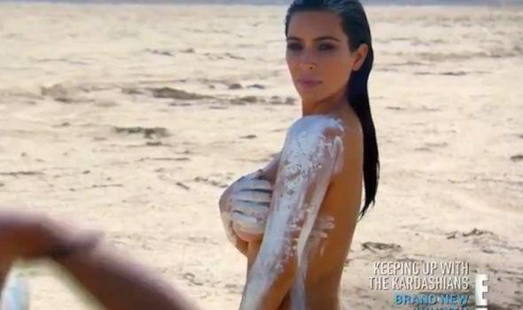 Kim kardashian naked sunscreen nude 07