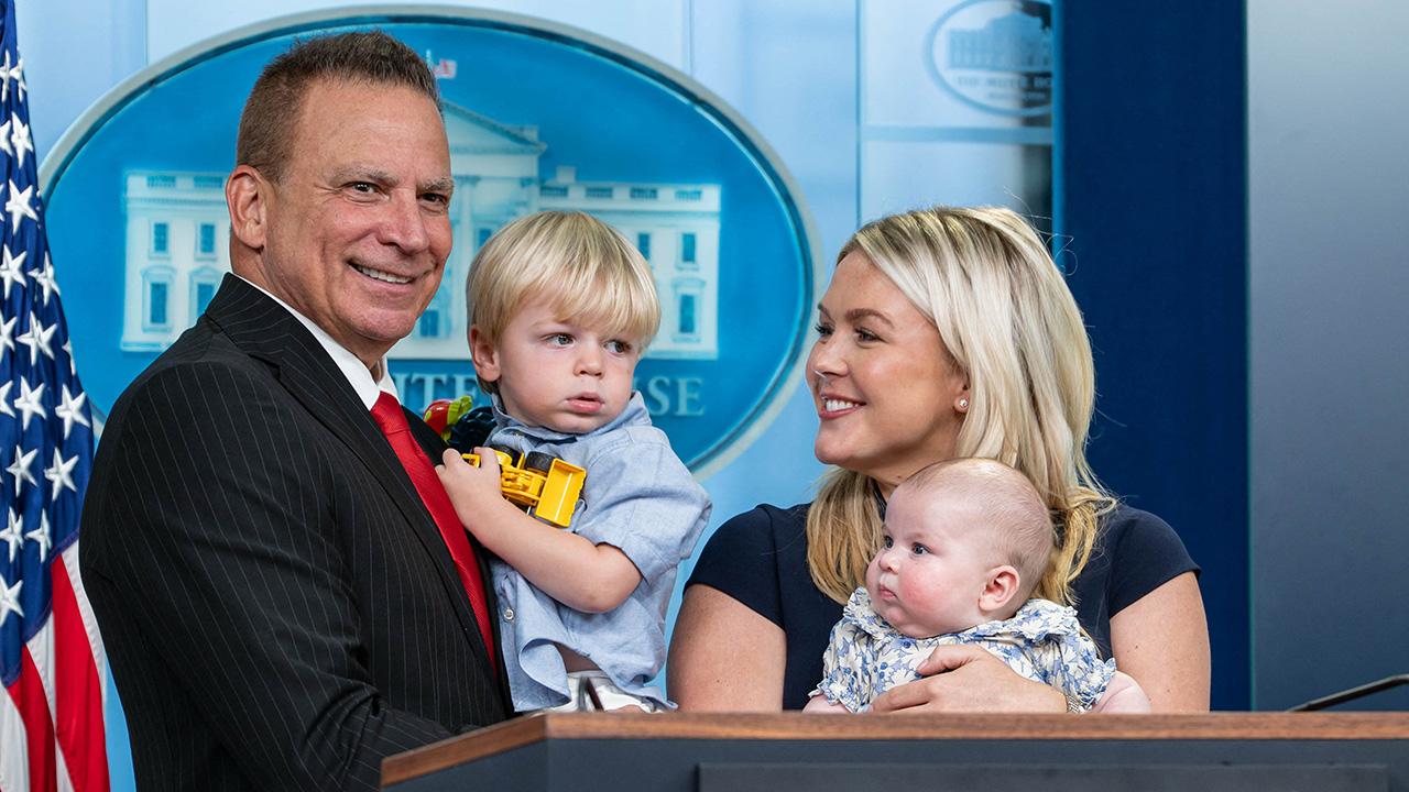 Photo of Karoline Leavitt and Nicolas Riccio tied the knot in January 2025.