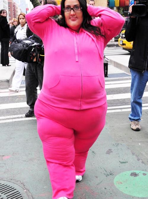 Real Housewife Melissa Gorga Wears A Fat Suit In Time Square