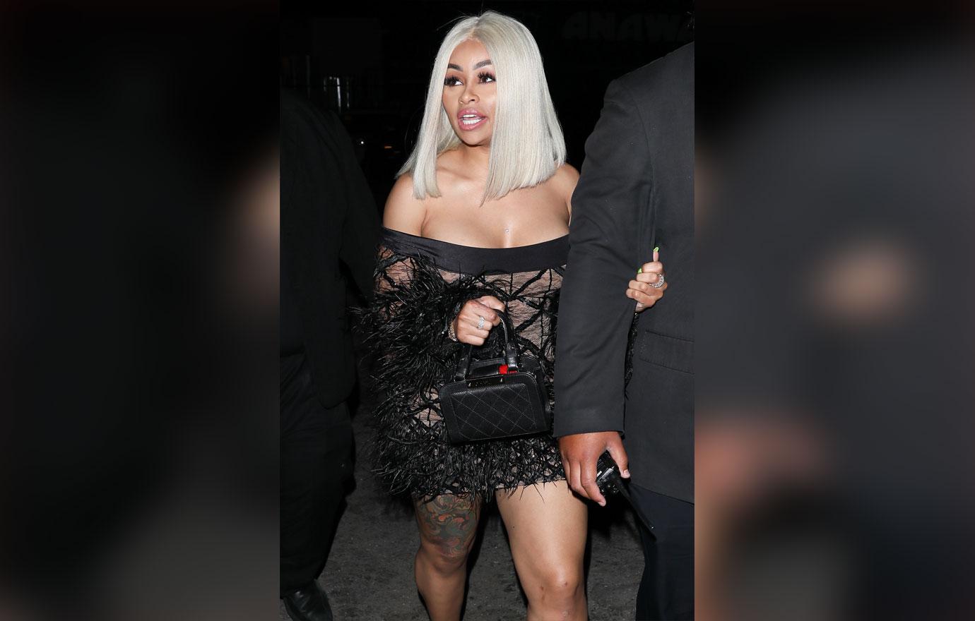 Blac chyna sheer dress