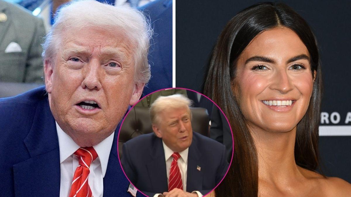 donald trump attacks kaitlan collins epstein question