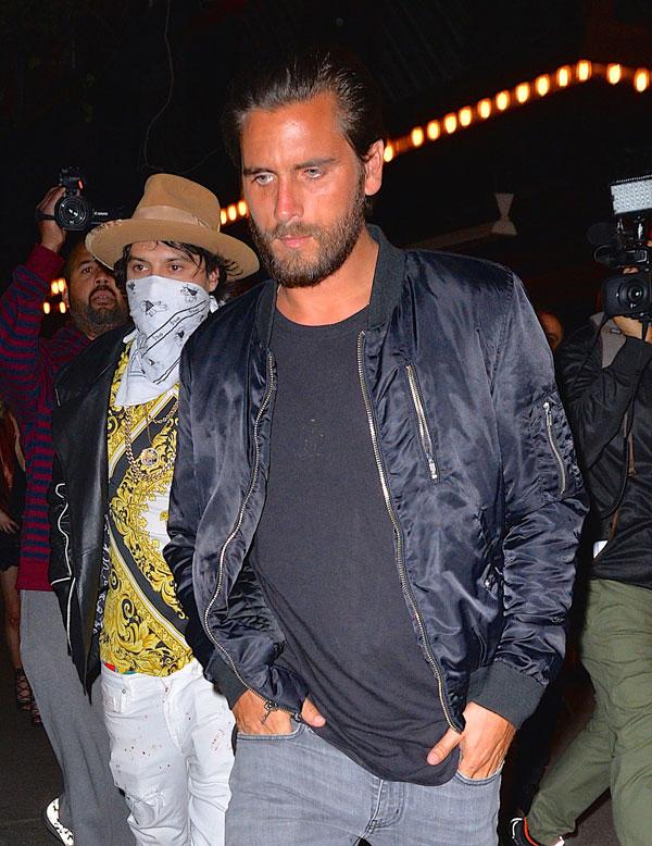 Scott disick drinking