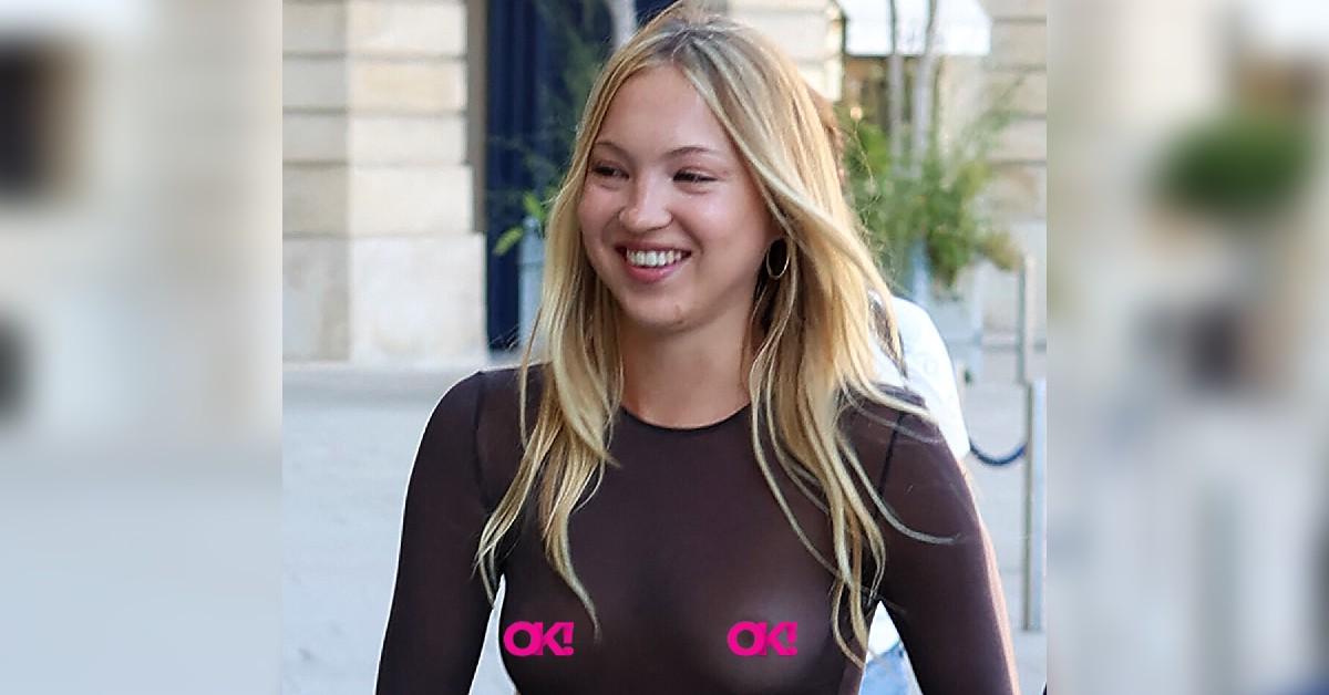 Kate Moss' Daughter Lila Exposes Nipples In See-Through Top: Photos