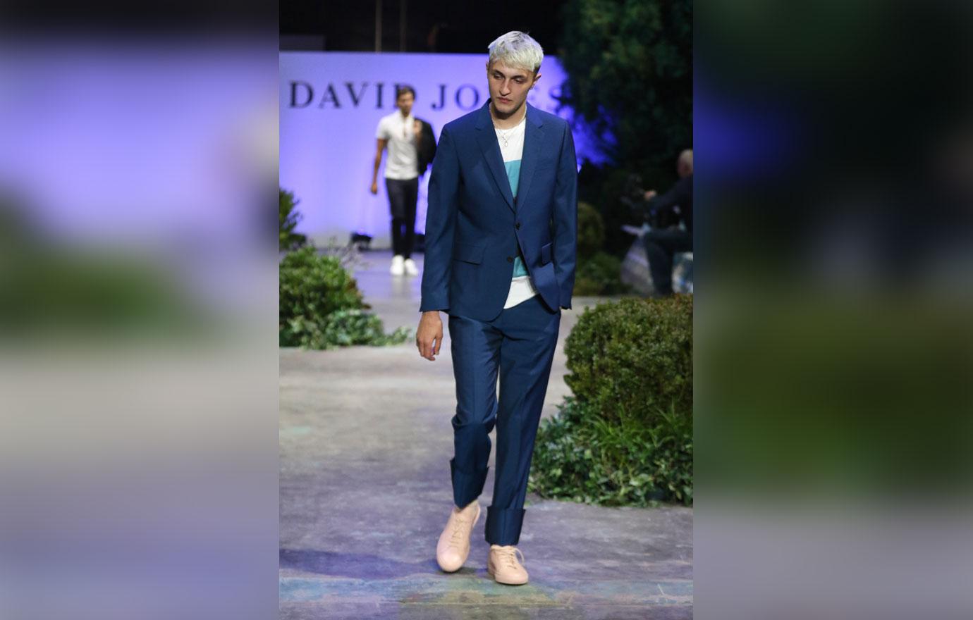 Anwar Hadid at the David Jones Spring Summer 2018 Collections Launch dress rehearsal