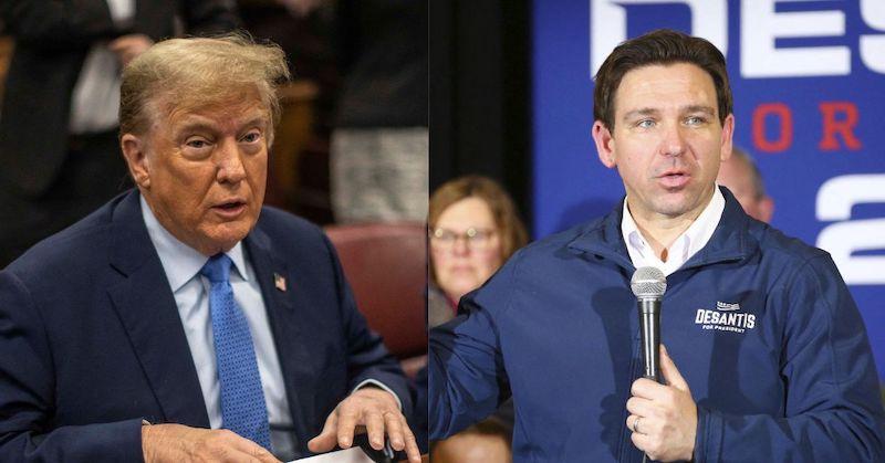 donald trump ron desantis meet bury hatchet