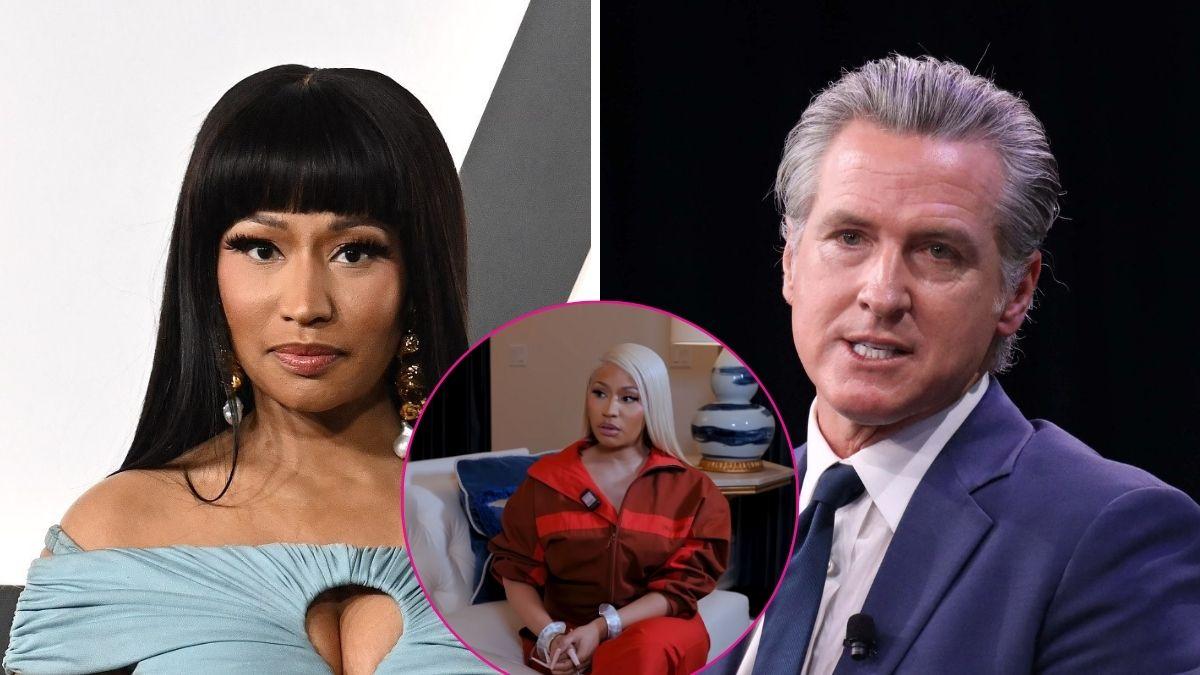 nicki minaj accuses gavin newsom of trump obsession