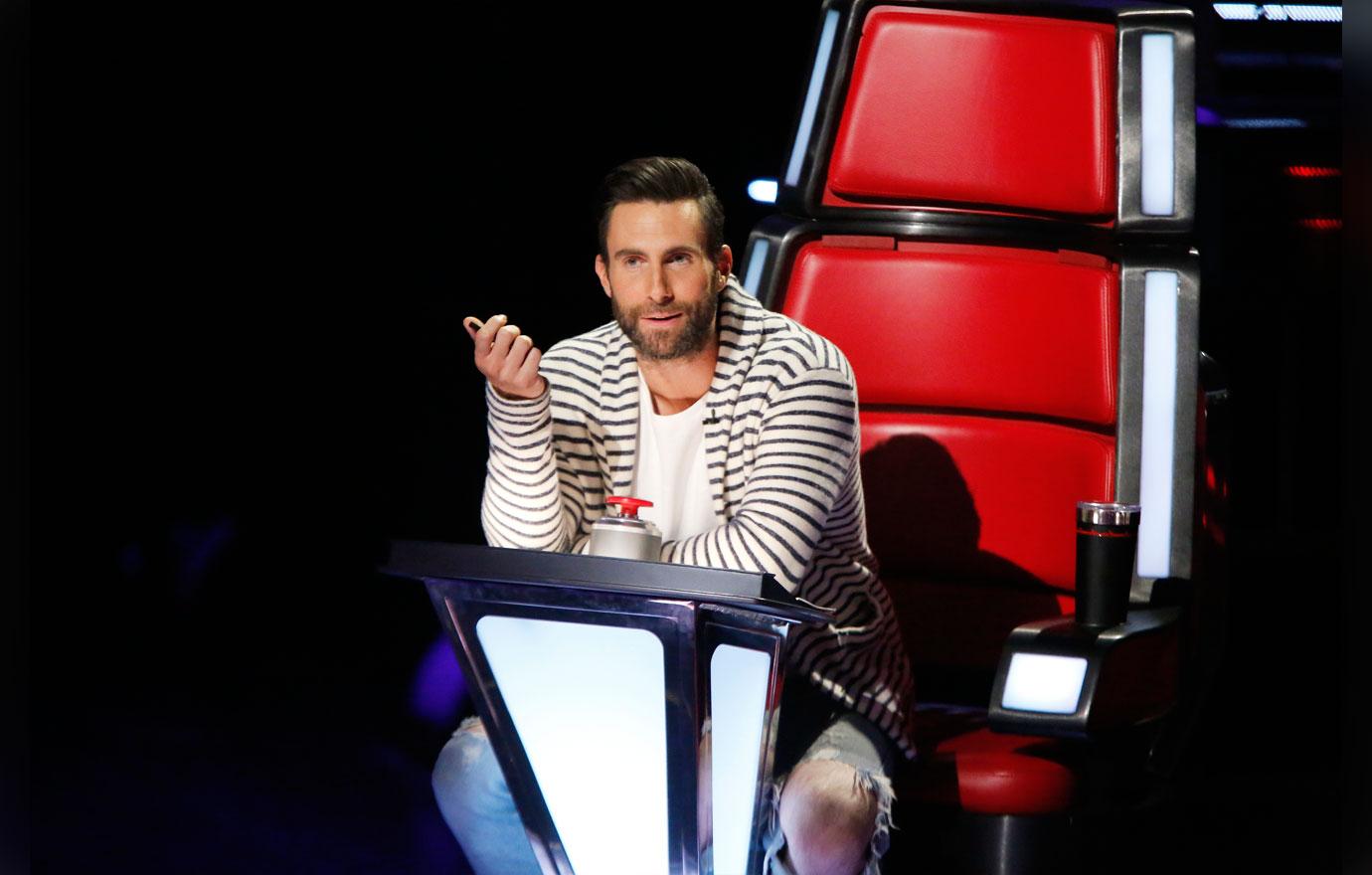 Adam levine blake shelton fight dad the voice 9