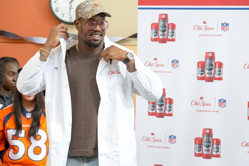 Old Spice and Von Miller Local High School Assembly