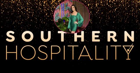 Composite photo of 'Southern Hospitality' logo and Ally Lewber