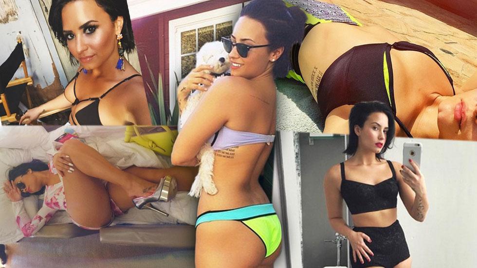 Demi Lovato most naked moments