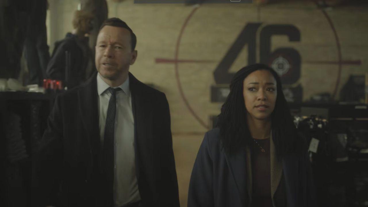 Photo of Donnie Wahlberg and Sonequa Martin-Green.
