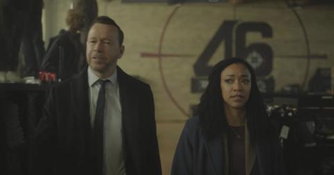 Photo of Donnie Wahlberg and Sonequa Martin-Green.
