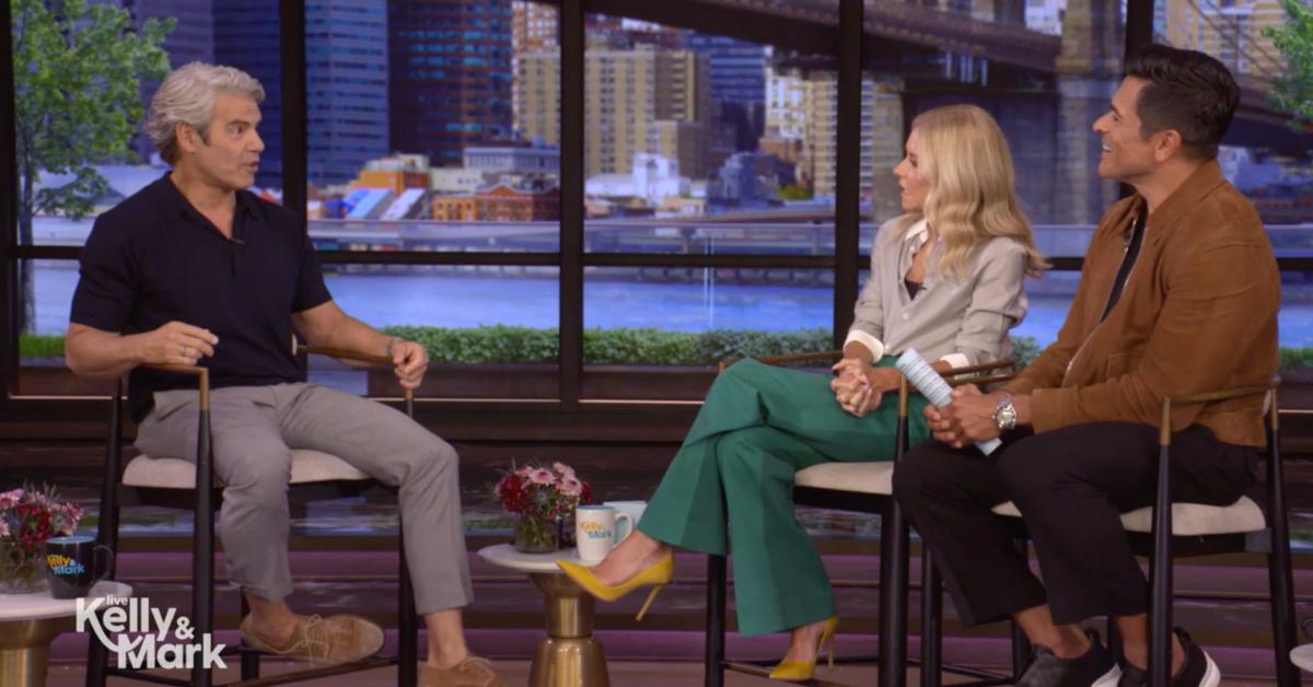 Photo of Mark Consuelos said this was Andy Cohen's 'first step' to becoming the mayor of NYC.