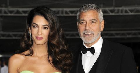 george clooney terrified twins