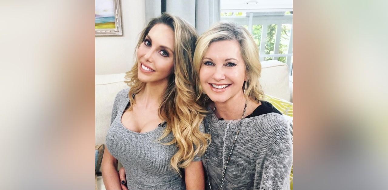 olivia newton johns daughter chloe lattanzi believes spirit appeared photos