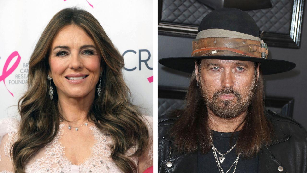 Image of Elizabeth Hurley gave insight into her relationship with Billy Ray Cyrus.