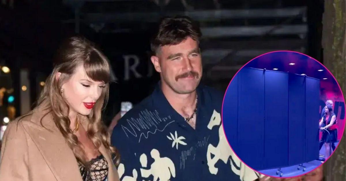 Photo of Taylor Swift and Travis Kelce.