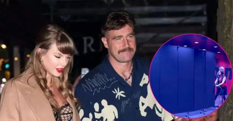 Photo of Taylor Swift and Travis Kelce.