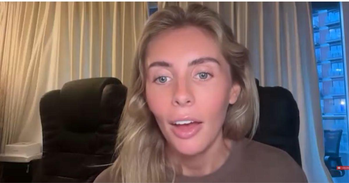 image of The adult content creator said police raided her villa with dozens of officers.