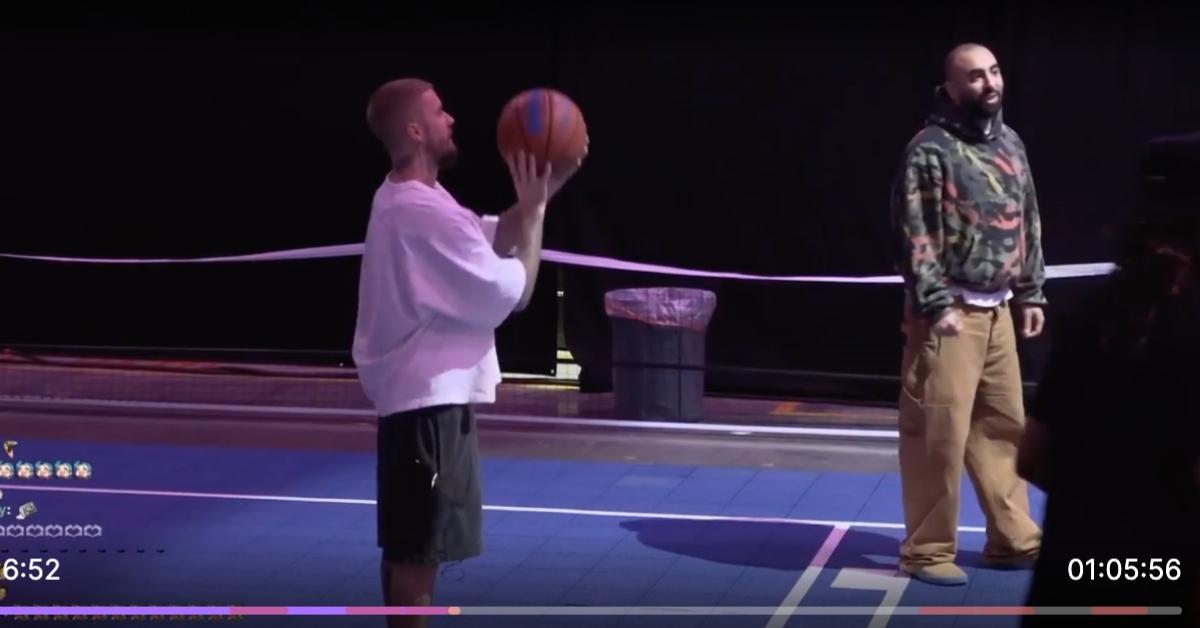 Photo of The 'Daisies' singer played pool, basketball and other games while livestreaming.