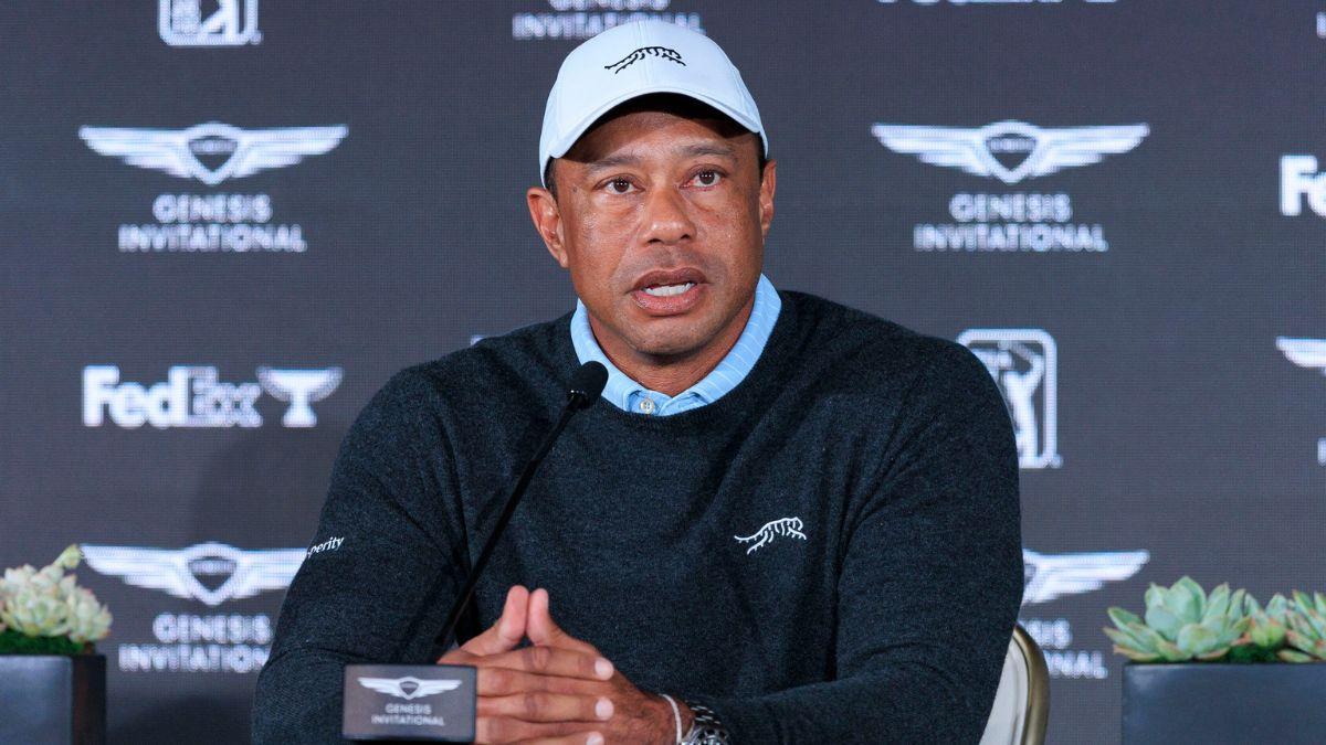 Photo of Tiger Woods was involved in a car accident in 2021.