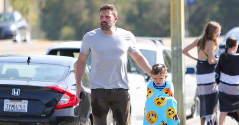 Ben Affleck Takes Son To Swim Class