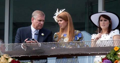 image of prince Andrew Princesses Eugenie and Beatrice