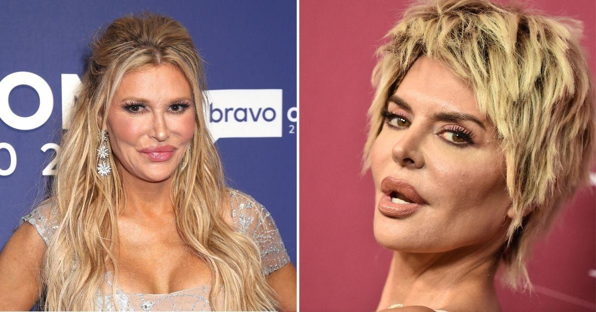 Composite photo of Brandi Glanville and Lisa Rinna