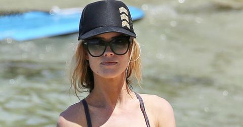 *PREMIUM EXCLUSIVE* Christina El Moussa strips down into a sexy two piece bikini
