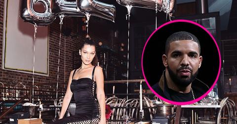 Bella hadid drake party feature