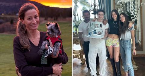 Composite photo of Rebecca Loos, Brooklyn Beckham, David Beckham, Victorai Beckham and Nicola Peltz