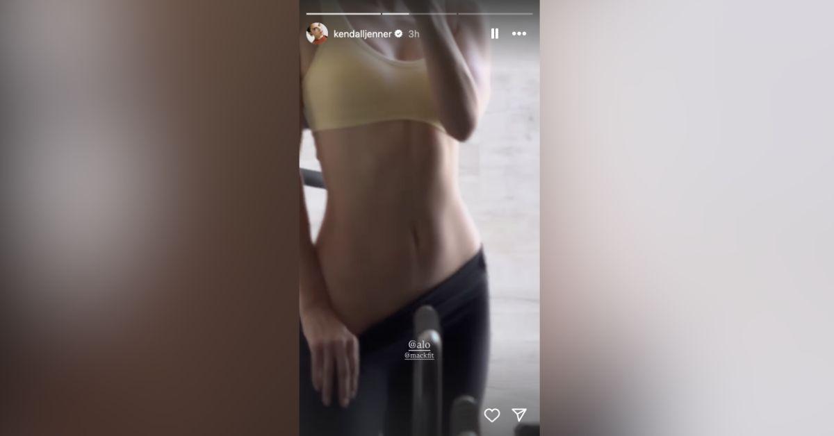 kendall jenner workout clothes