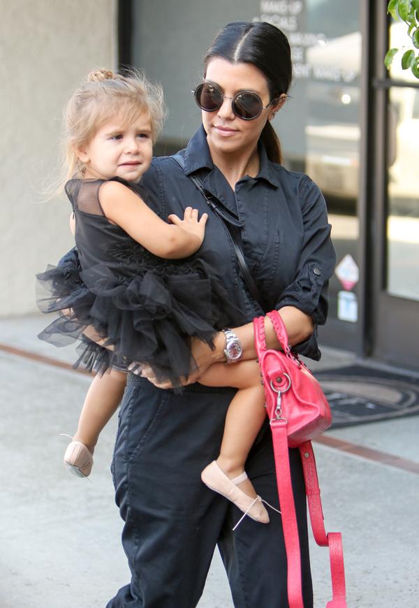 Kourtney Kardashian and Penelope Disick ballet