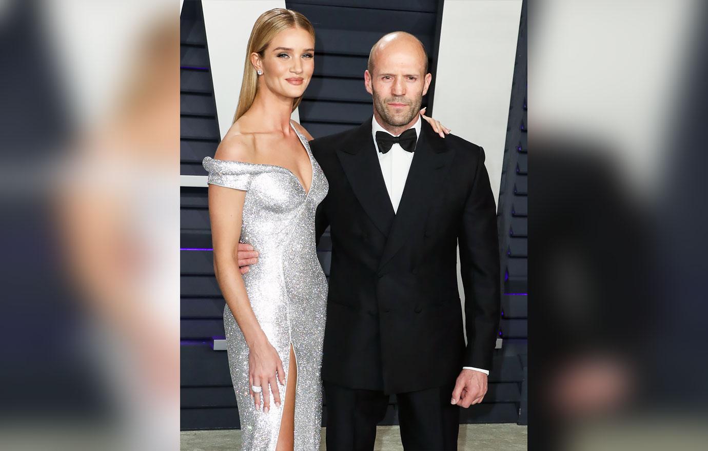 rosie huntington whiteley fiance jason statham baby no  ok