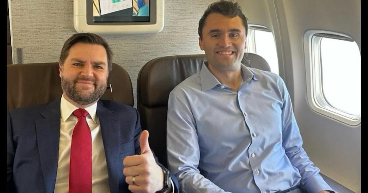 Photo of J.D. Vance and Charlie Kirk