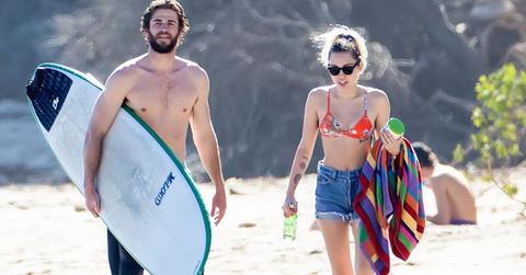 Miley Cyrus Liam Hemsworth Engaged Malibu Long