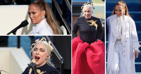 jlo gaga outfit feud postpic