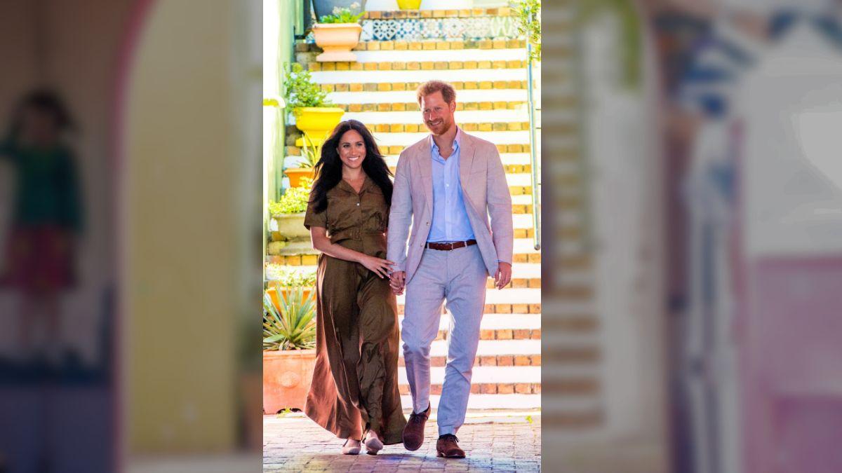 image of Prince Harry and Meghan Markle released their docuseries in 2022. 