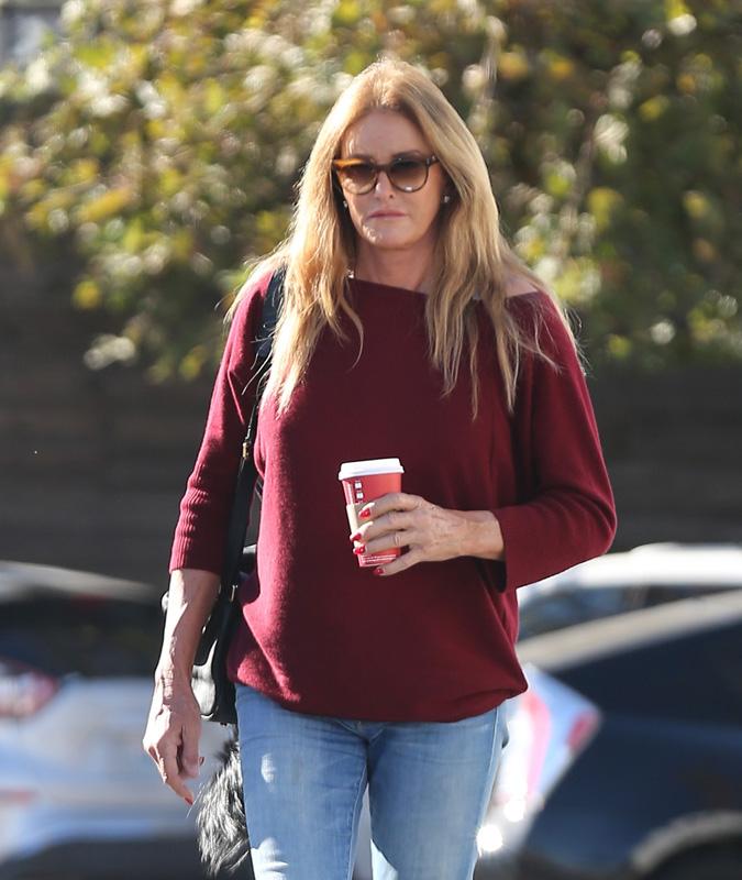 Exclusive&#8230; Premium: Caitlyn Jenner Grabs Coffee Instead Of Supporting Blac Chyna&#8217;s New Baby