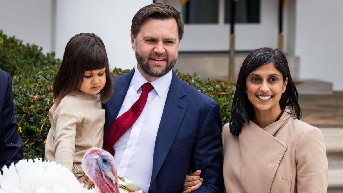 image of Usha Vance is pregnant with her fourth kid. 
