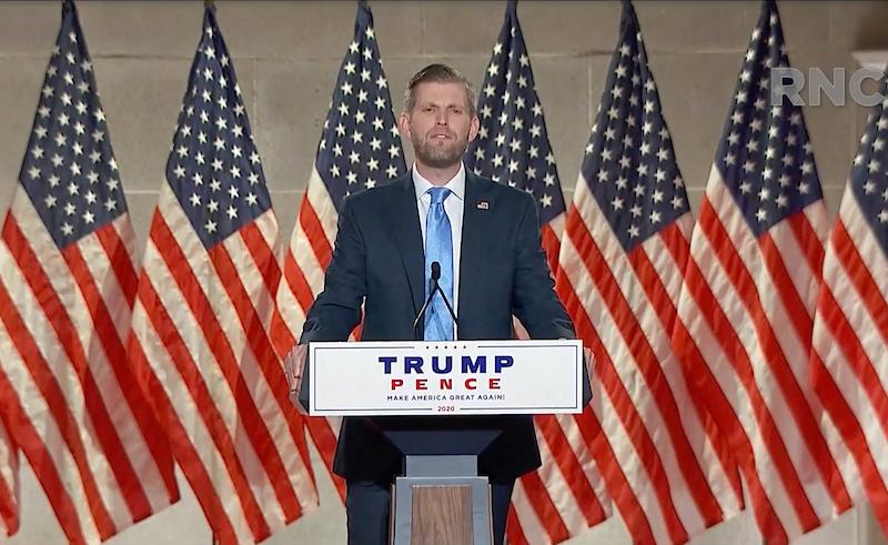 eric trump laughed at loan trump