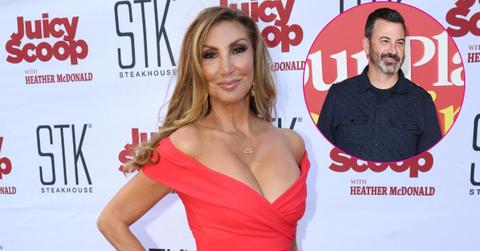 Photo of Heather McDonald and Jimmy Kimmel.