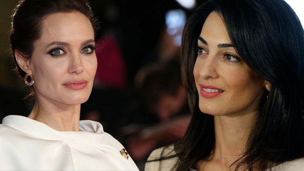 Angelina jolie snubs amal