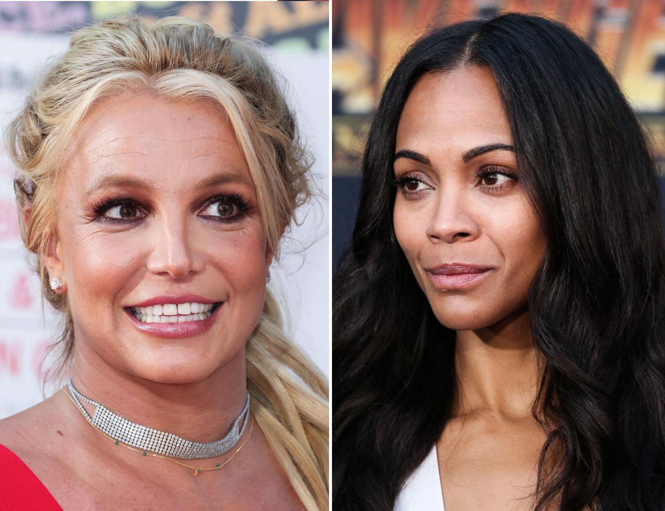 secret is out zoe saldana britney