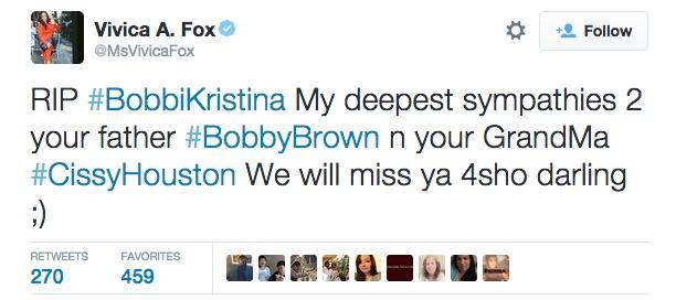 Bobbi kristina brown death celebrity reactions 05