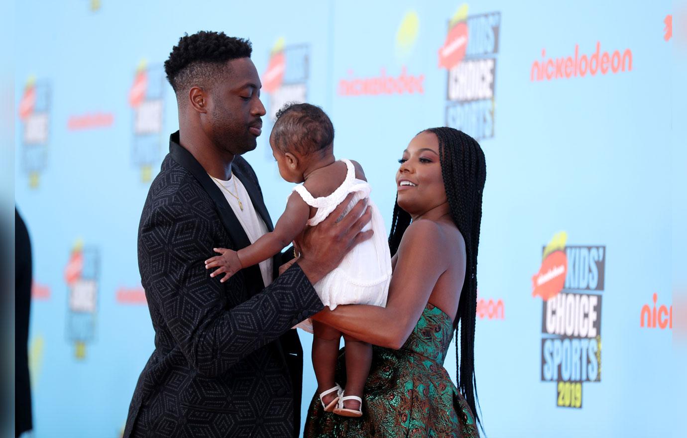 Gabrielle Union Posts Video Of Dwyane & Kaavia Playing Basketball