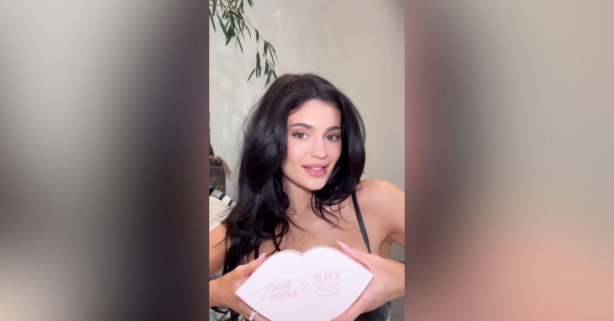 kylie jenner flaunts assets promoting new lip butter