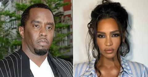 Photo of Sean 'Diddy' Combs; picture of Cassie Ventura.