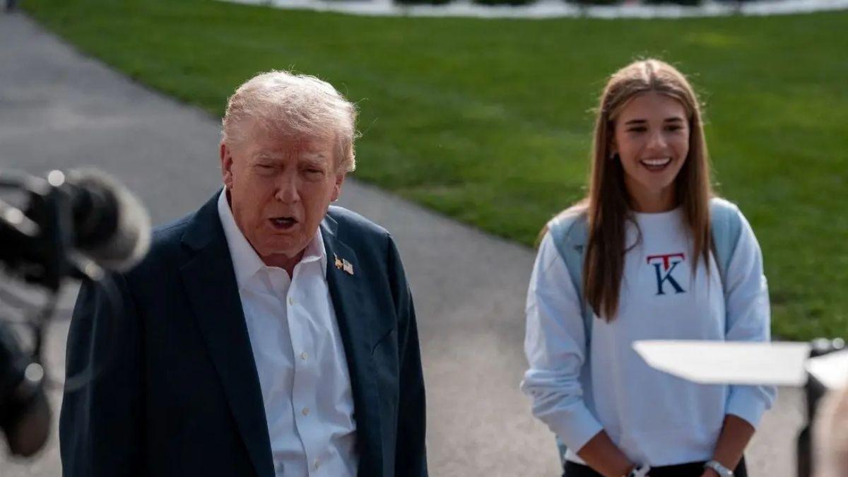 image of kai trump and Donald trump 